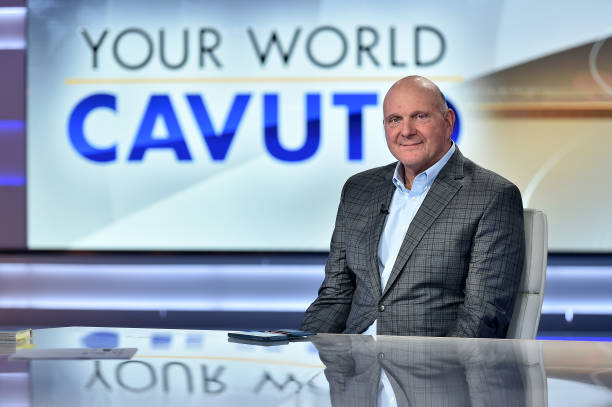 A picture of Steve Ballmer smiling