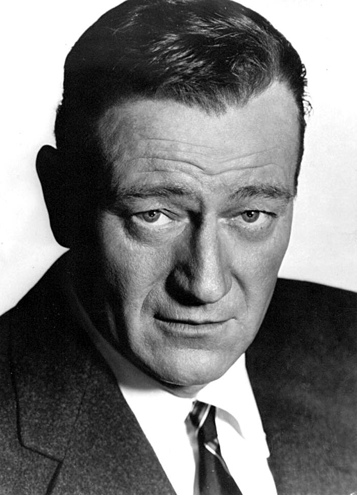 A portrait of John Wayne